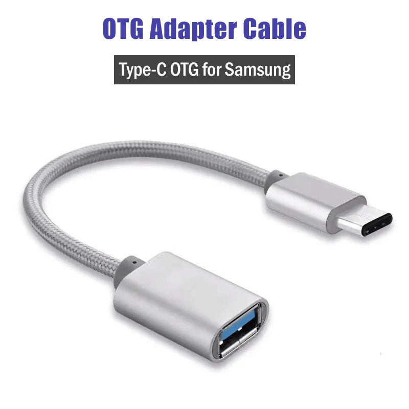Кабель с разъемом USB Type C OTG адаптер кабель для Samsung Galaxy Note 8 9 10 20 S8 S9 S10 S10E S20 S21 Plus Ultra
