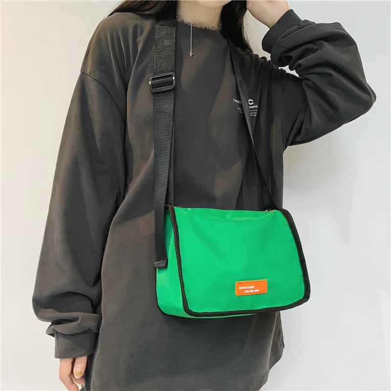 

Женская сумка, новая Корейская и японская женская сумка, женская сумка на плечо, сумка-мессенджер через плечо из нейлоновой ткани, дизайнерс...