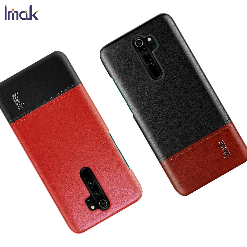 Роскошные Чехлы Imak Ruiyi для Xiaomi Redmi Note8 Note 8 Pro, тонкий чехол для задней крышки телефона, жесткий чехол для ПУ ПК, деловые обложки