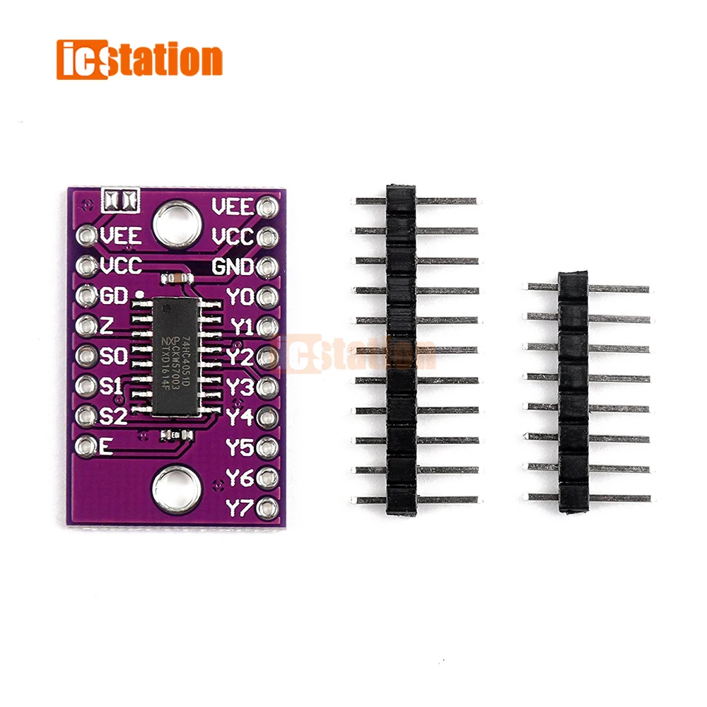 CJMCU 4051 74HC4051 CD4051 одноканальный 8 канальный цифровой контроллер аналоговая