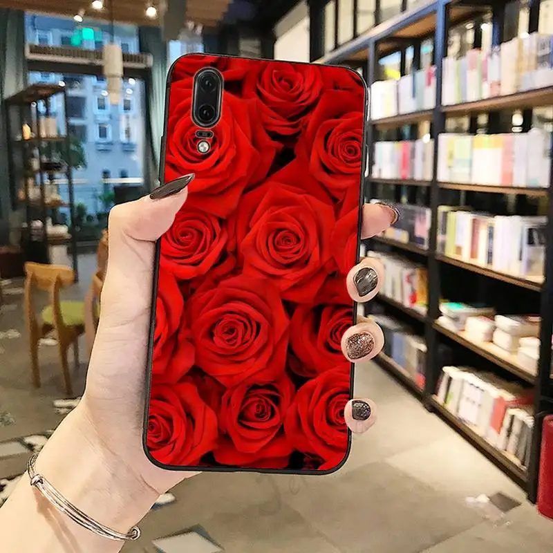 

red rose Phone Cases For Huawei honor Mate P 10 20 30 40 Pro 10i 9 10 20 8 x Lite