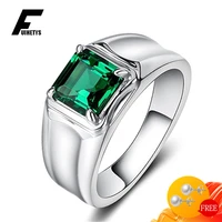 fashion men women rings 925 silver jewelry with cubic zirconia gemstone open finger ring for wedding engagement party ornaments