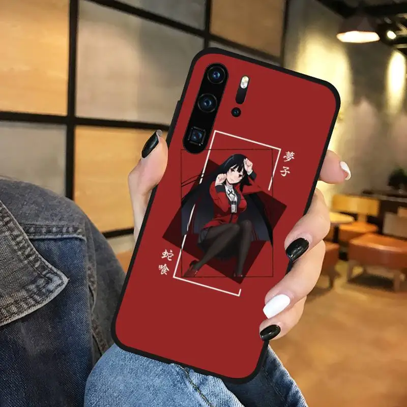 

Kakegurui anime Phone Case Funda For Huawei P9 P10 P20 P30 Lite 2016 2017 2019 plus pro P smart