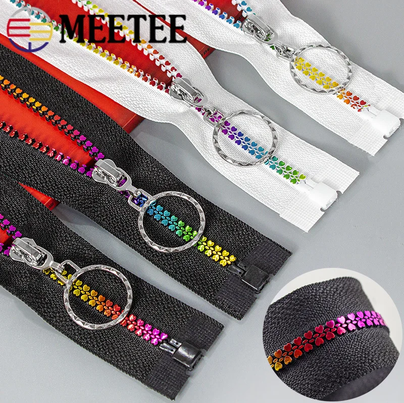 Meetee 5 шт. закрытые 15/20/30 см открытые 40/50/60 # молния из смолы | Дом и сад