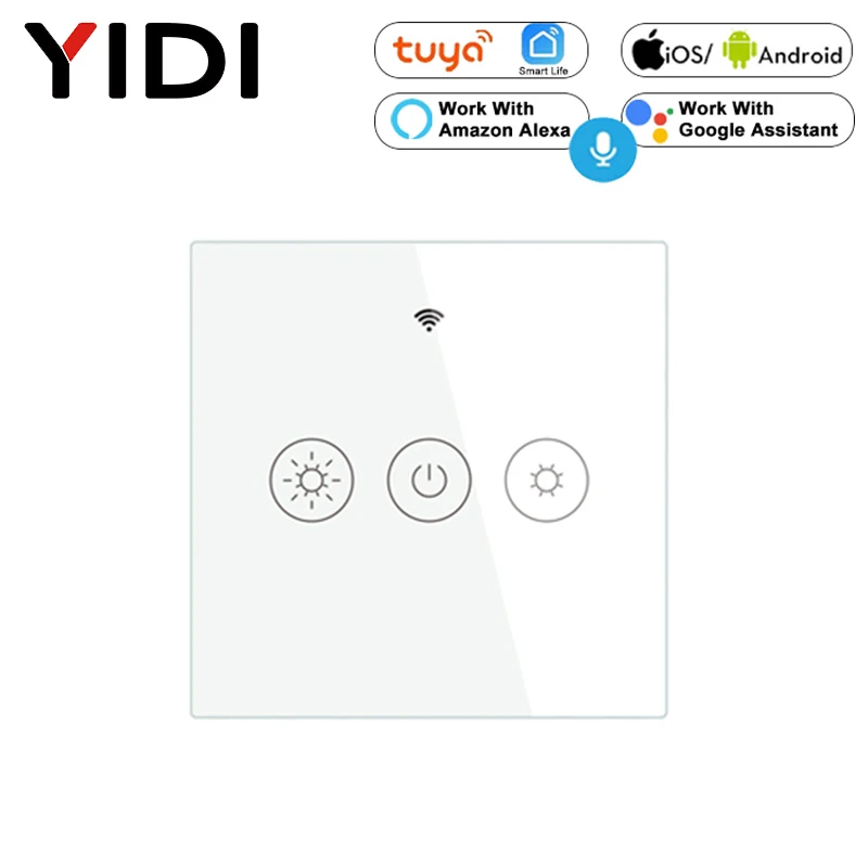 Приложение Smart Life/приложение Tuya EU/UK Wi Fi Смарт настенный сенсорный светильник