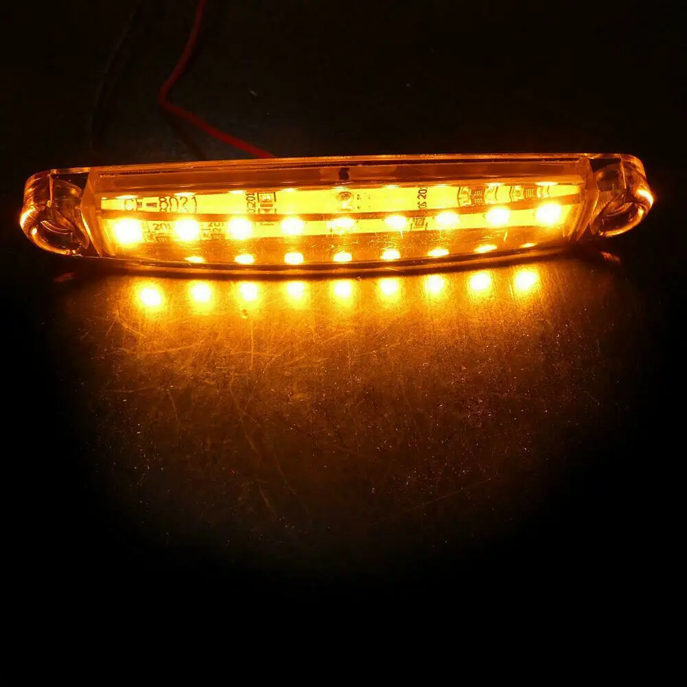 

Parts Side Marker Lights Car Accessories Truck Trailer 9 LED ABS Plastic