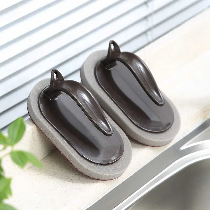 1 шт. мощная губка щетка для Ванной Щетка плитки Горячая магия ванной кухонный