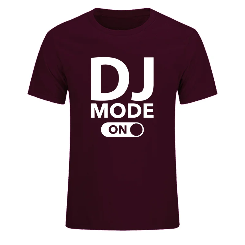 Мужская футболка с изображением DJ режима мужские футболки из 100% хлопка забавным