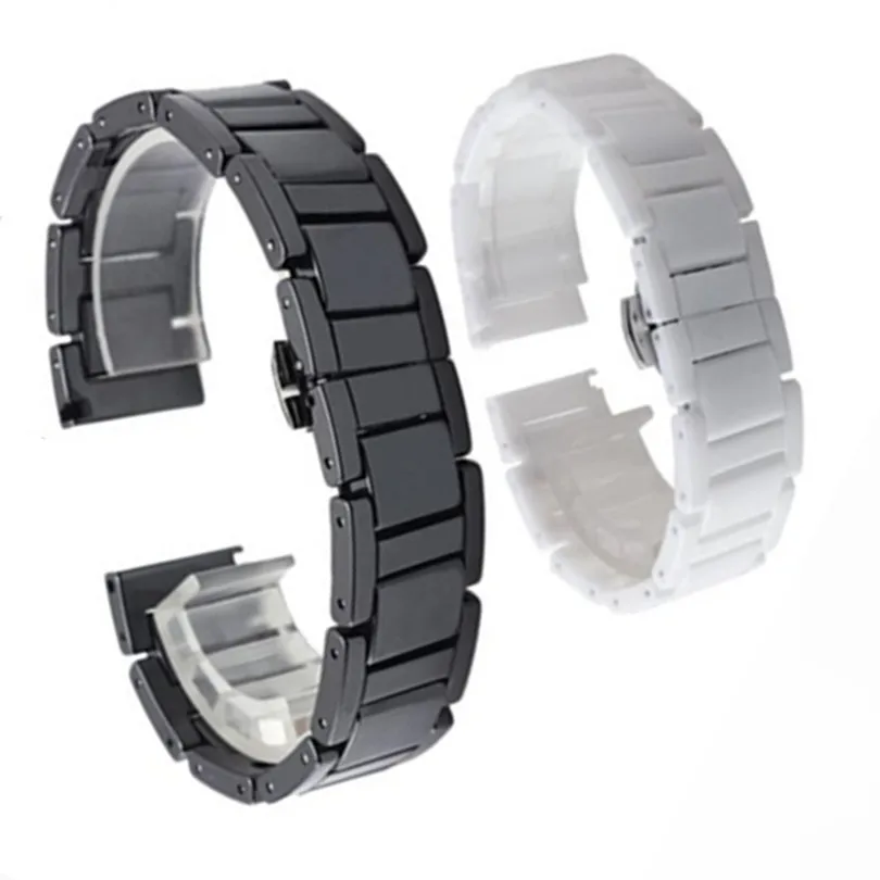 Ceramic Watchbands Watch Accessories 20 22mm For Samsung Galaxy 42 46mm Gear S3 Quick Release Band Strap Bracelet | Наручные часы