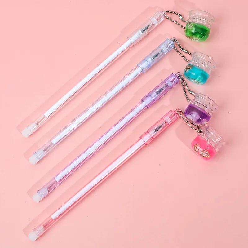 36 шт./лот креативная гелевая ручка с подвеской в виде ракушки милая 0 5 мм черными