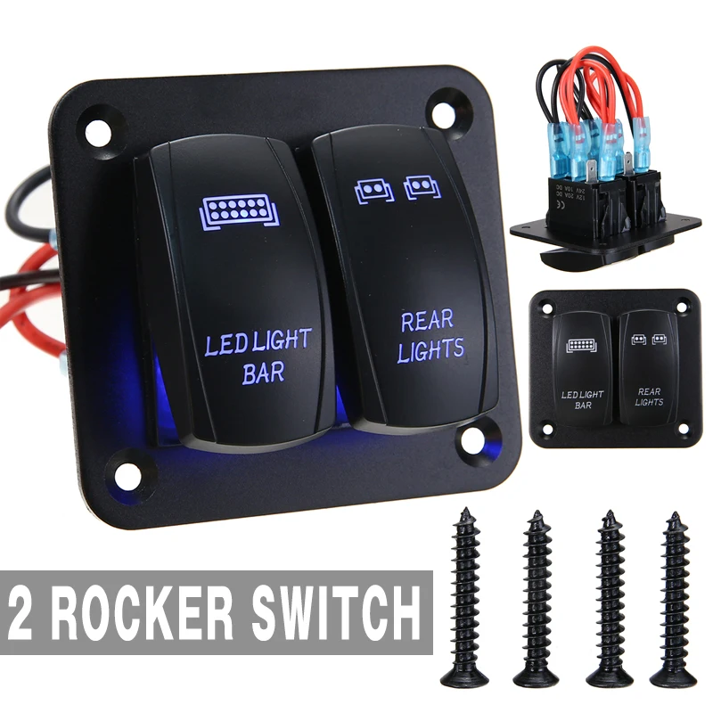 

Панель переключателей для грузовиков, лодок, автомобилей, 1 шт.