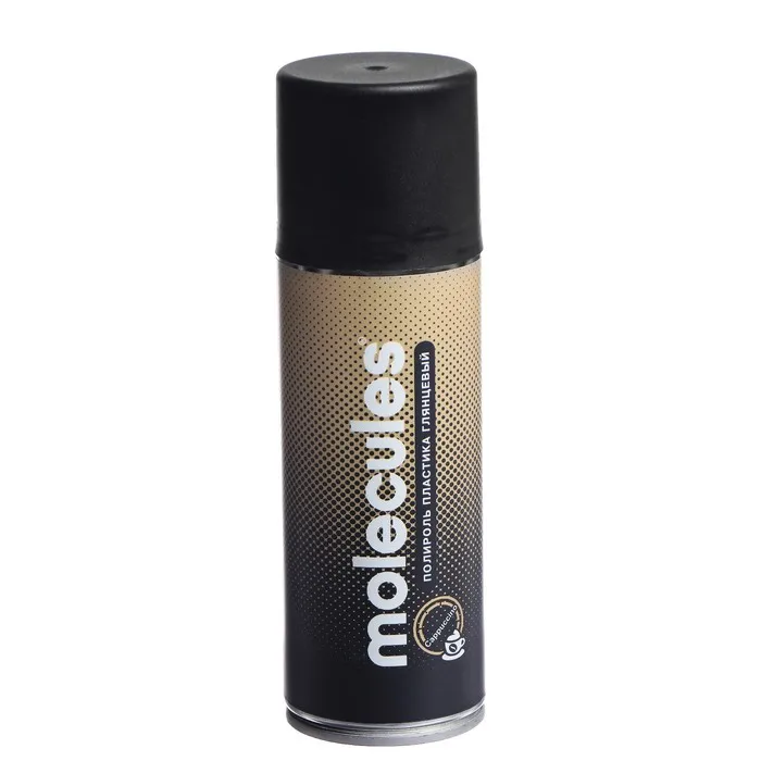 Полироль пластика Molecules глянцевый капучино аэрозоль 270 мл | Автомобили и