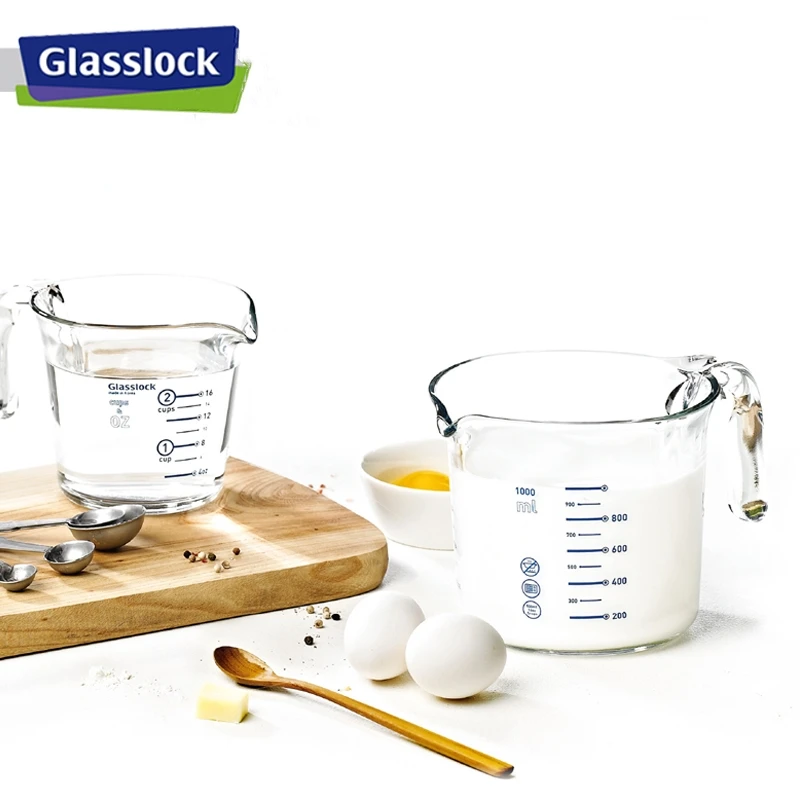 500/1000 мл Прозрачный Градуированный термостойкий мерный стаканчик стакан для