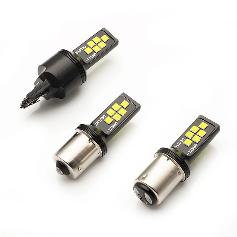 2 шт. 1156 P21W BA15S 1157 P21/5 Вт BAY15D T20 7440 W21/5 Вт 7443 BAU15S чип авто тормоз светильник лампа светодиодный автомобильный резервный светильник 3 цвета