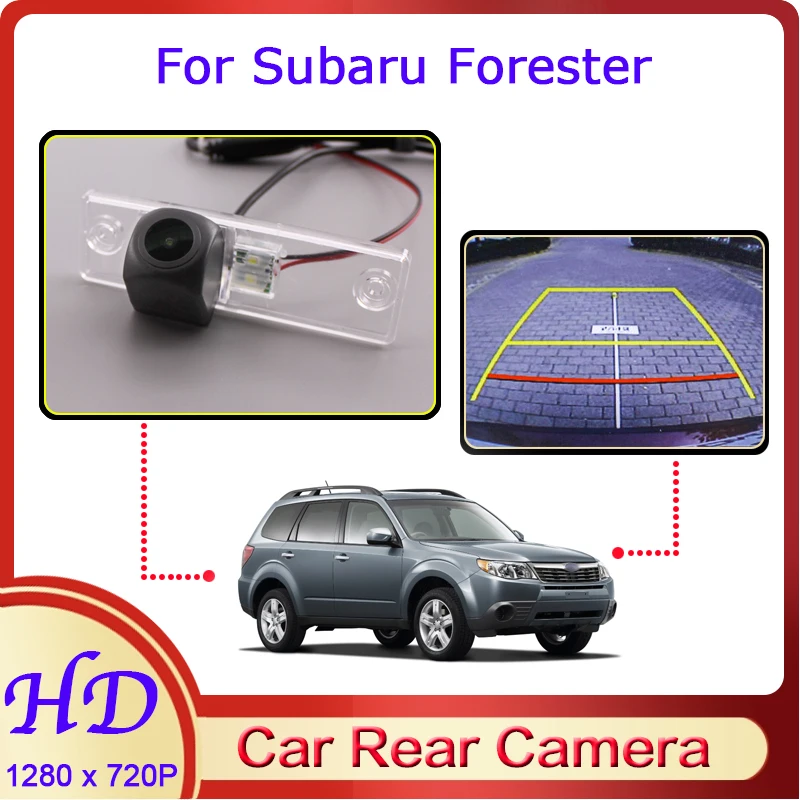 

Car Reverse Image Fisheye CAM For Subaru Forester 2008~2012 Night Vision HD Dedicated Rear View Back Up 720P Vehicle Camera