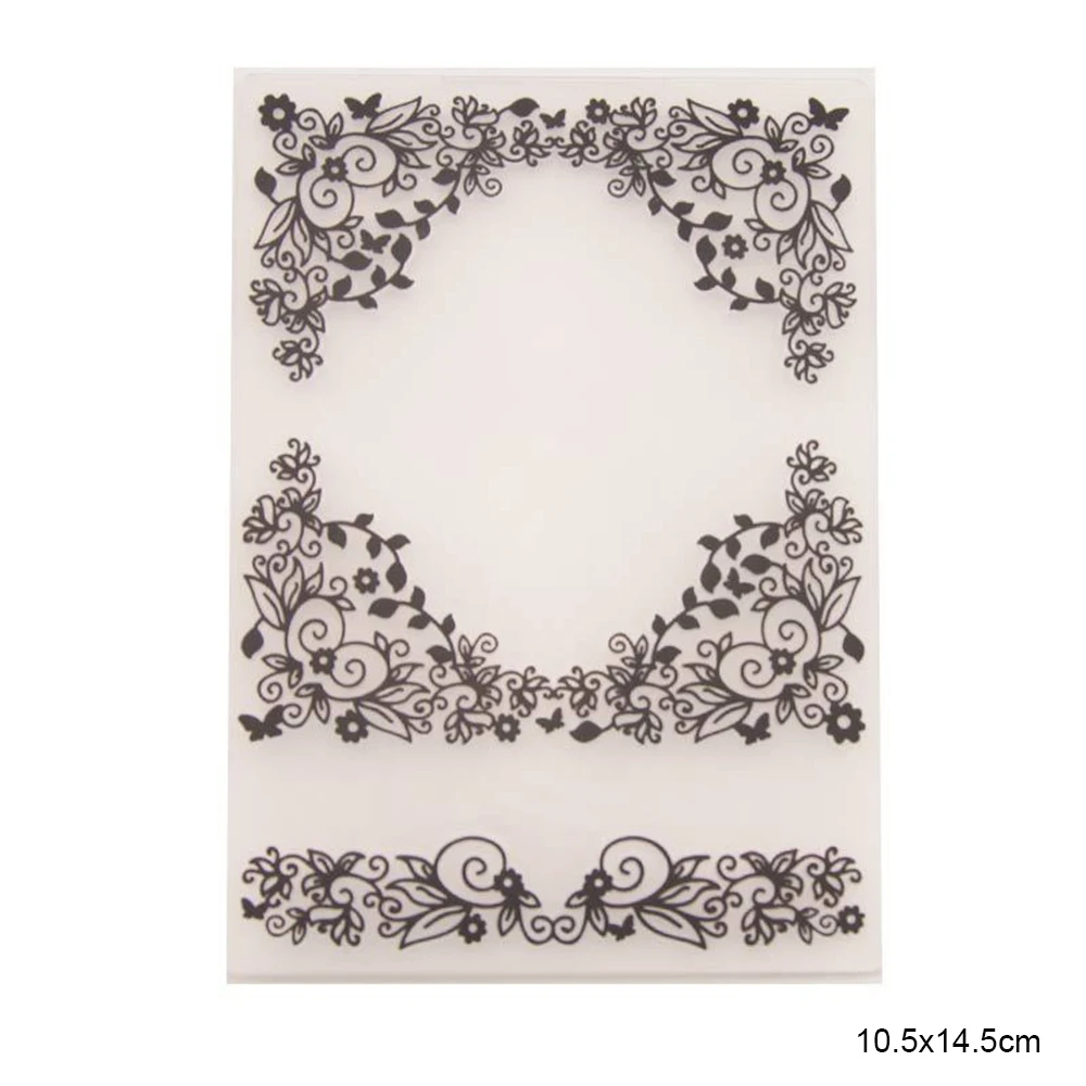 Рамка кружева прозрачные марки пластиковые папки для тиснения Новые поступления
