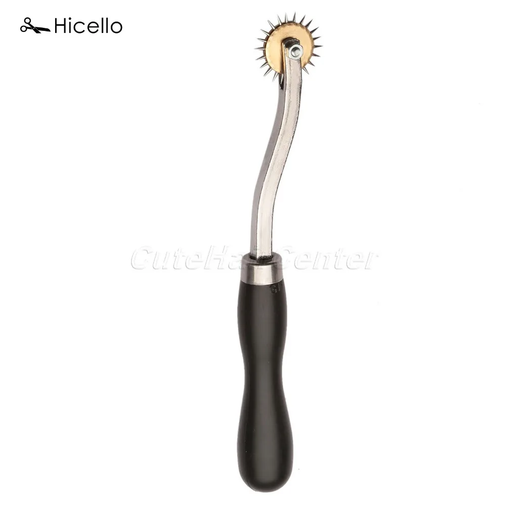 Hicello 1 шт. кожаный инструмент для шитья рулетка маркер расшитый тканью