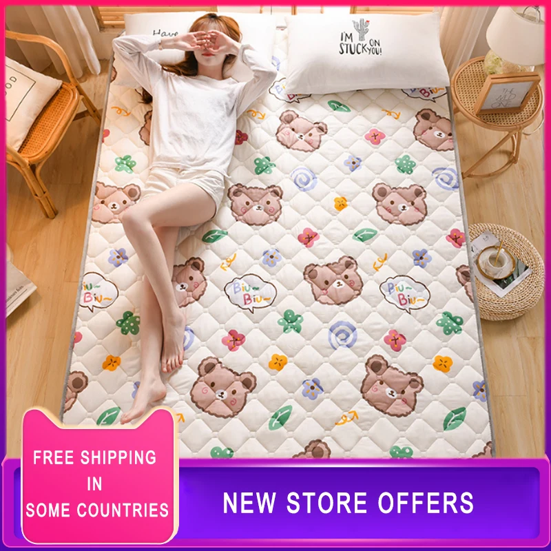 

2cm Thick Non-Slip To Keep Warm Tatami Mattress Warm King&Queen Size Mattress Single/Double Soft Cushions For Student Dormitory