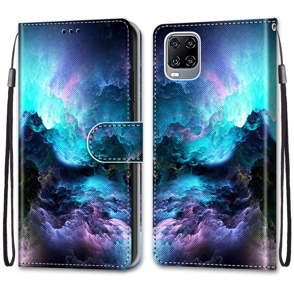

Flip Leather Phone Case For ZTE Axon 11 SE Blade A3 A5 A7 2020 2019 L8 Wallet Card Holder Stand Book Cover Cat Dog Painted Coque