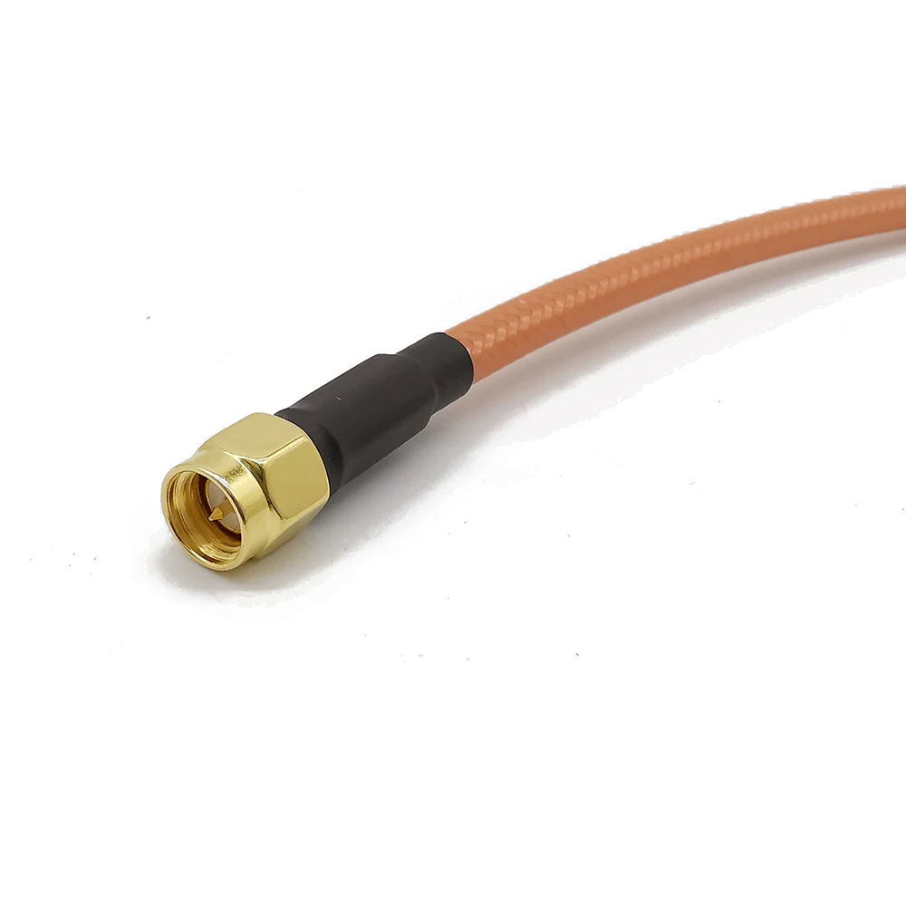 RG400 SMA штепсельная вилка N медная с серебряным коаксиальным РЧ кабелем 50 Ом кабель