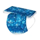 Маска для женщин и мужчин Рождественская одноразовая маска маски дышащие уличные одноразовые 3 слоя Петли 10 шт. маска для Хэллоуина косплея 2022