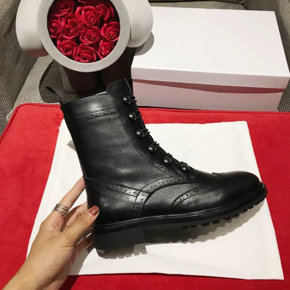 Женские ботинки ботильоны из натуральной кожи новые модные полусапожки осенние