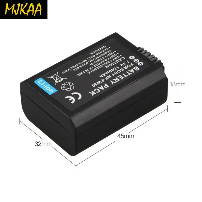 MJKAA NP-FW50 7 4 V NPFW50 NP FW50 Замена Батарея для sony Alpha A7 7R A7R фотоаппаратов моментальной