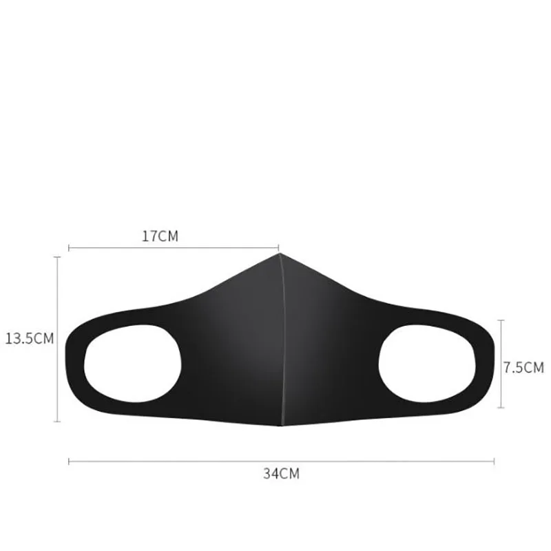 

Non-disposable Reusable Anti-droplet Face Mask PM2.5 Anti-dust Protective Mask 5/10 Pcs