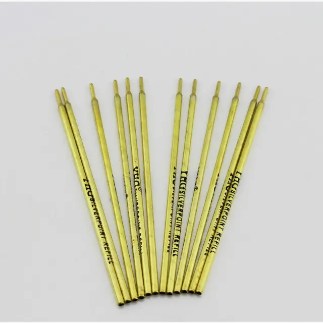 Металлическая трубка серебряные стержни кожаная ручка чернильные маркеры для