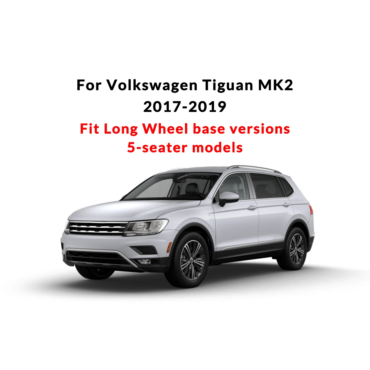 Коврик для багажника автомобиля поднос матовый коврик напольный Volkswagen VW Tiguan MK2 2017