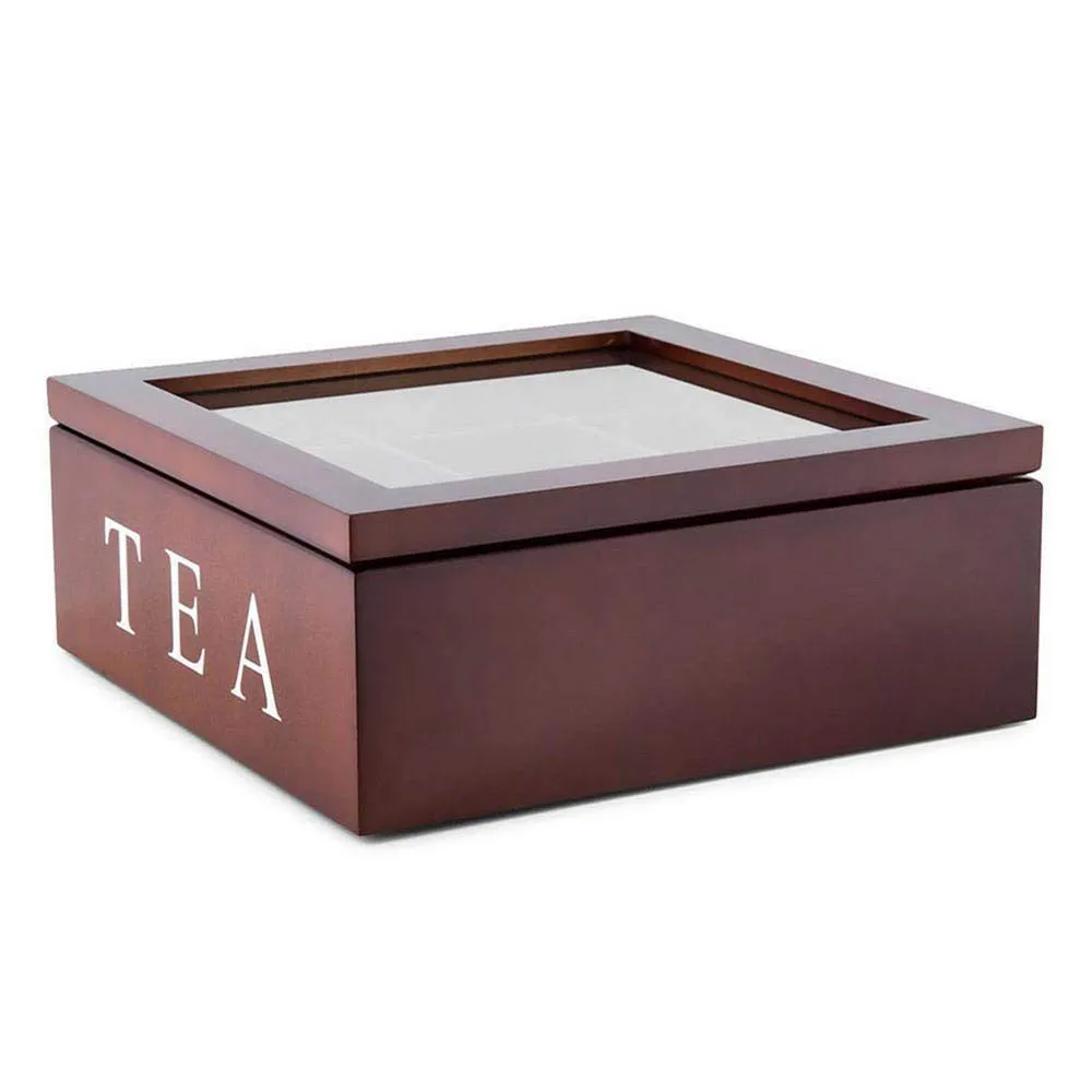 Деревянная коробка для чая из натурального бамбука сумка органайзер чехол