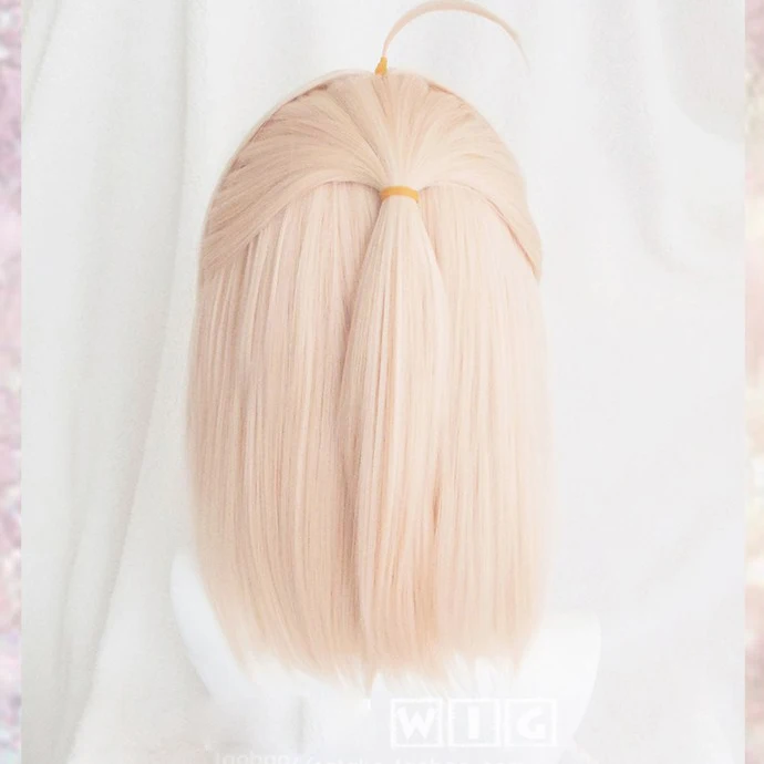 

Anime Fate Grand Order Sakura Saber Okita Souji Wig Cosplay Costume Fate Go Women Short Synthetic Hair Halloween Party Wigs