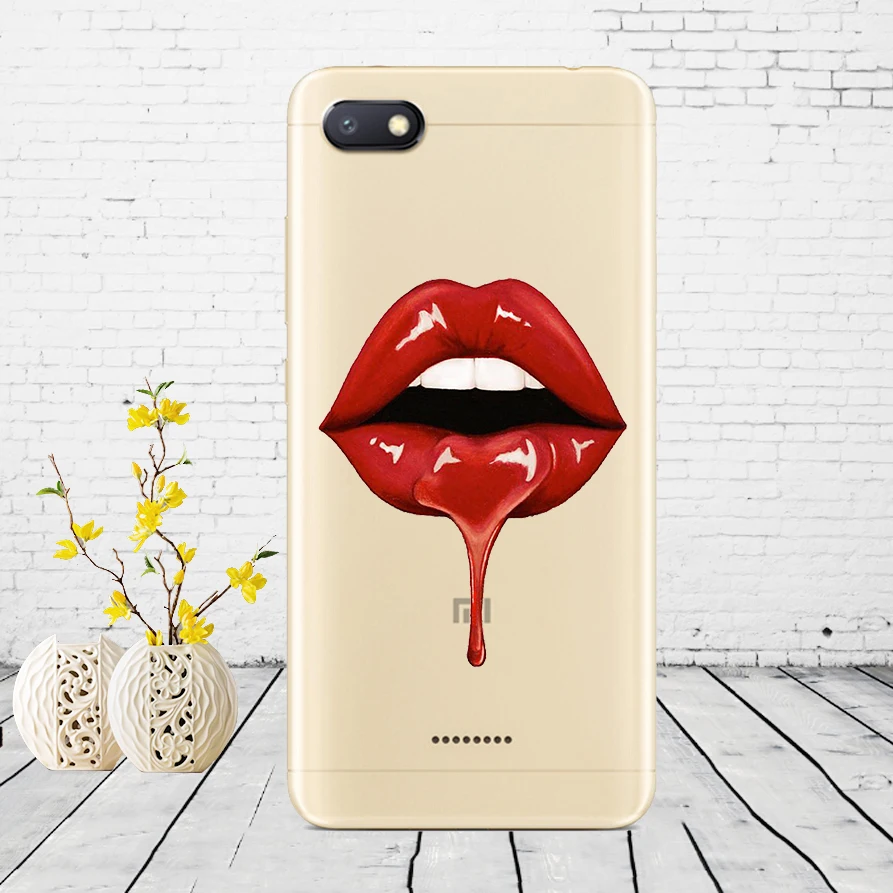 I16 Силиконовый чехол для xiaomi redmi 6a защитный чехол Мягкий ТПУ чехол для телефона Чехлы для xiaomi redmi 6A чехол бампер 6a Coque - Цвет: I16