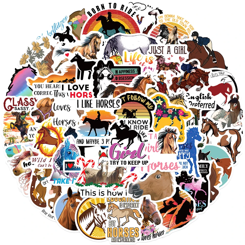 

Наклейки для конного спорта, 10/30/50 дюймов