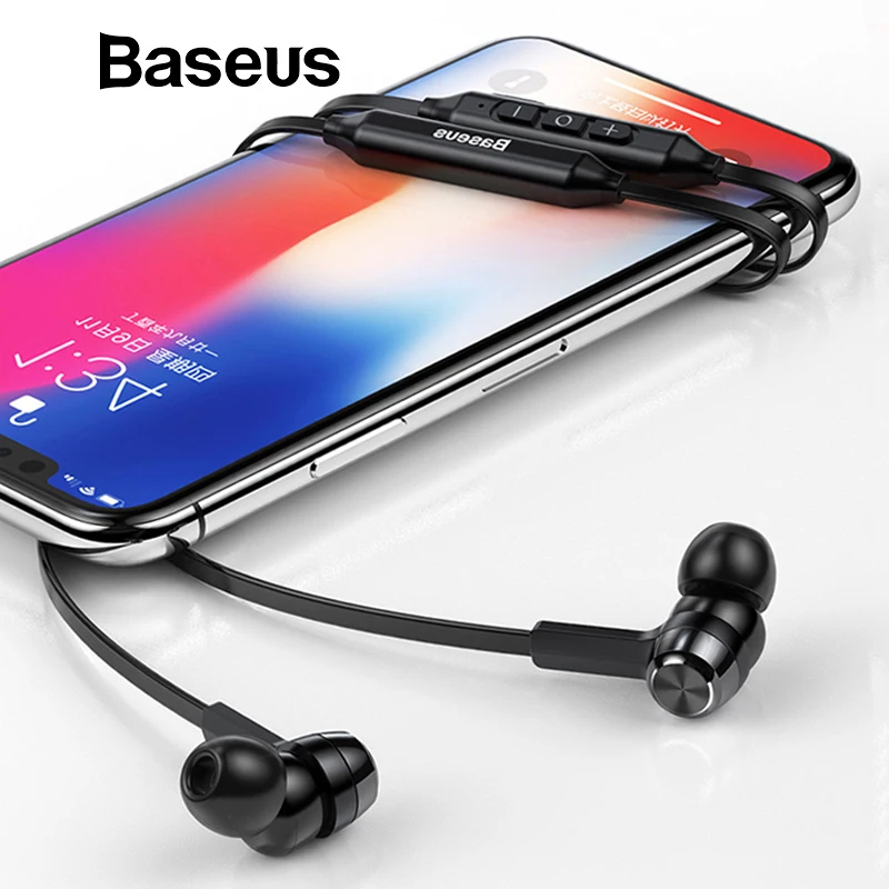 Bluetooth-наушники на шею Baseus S06 беспроводные наушники для Xiaomi iPhone samsung | Электроника
