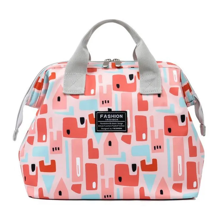 

SkfoockesMommy Bag 2020 New Printed Shoulder Bag Baby Bottle Bag Diaper Bag Dry and Wet Separation Bag Paper Towel Bag Handbag