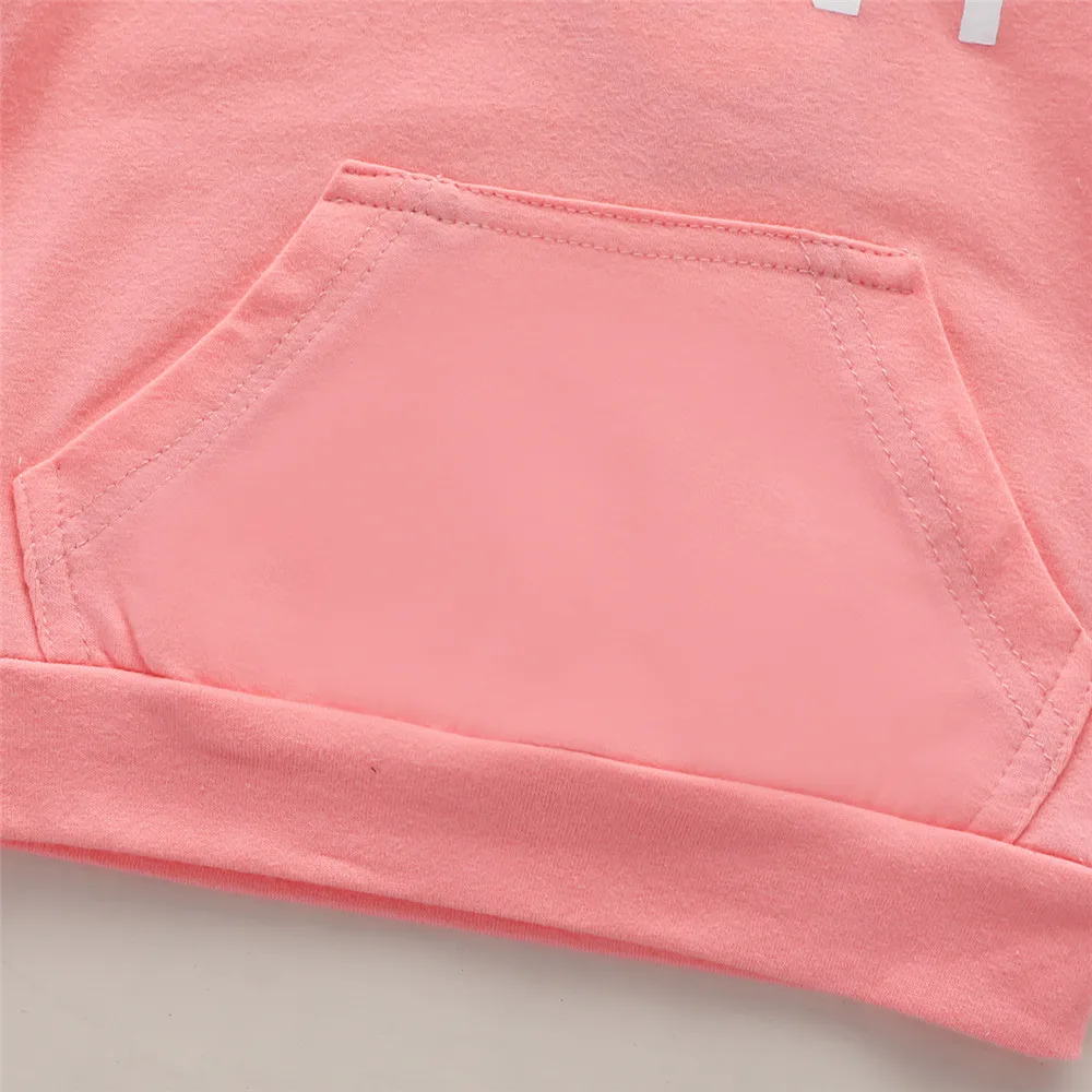 

Spring Autumn Toddlers Baby Girls Clothes Set Letter Long Sleeve Hooded Sweatshirt Top + Trousers 2Piece Set Tracksuit 0-24M