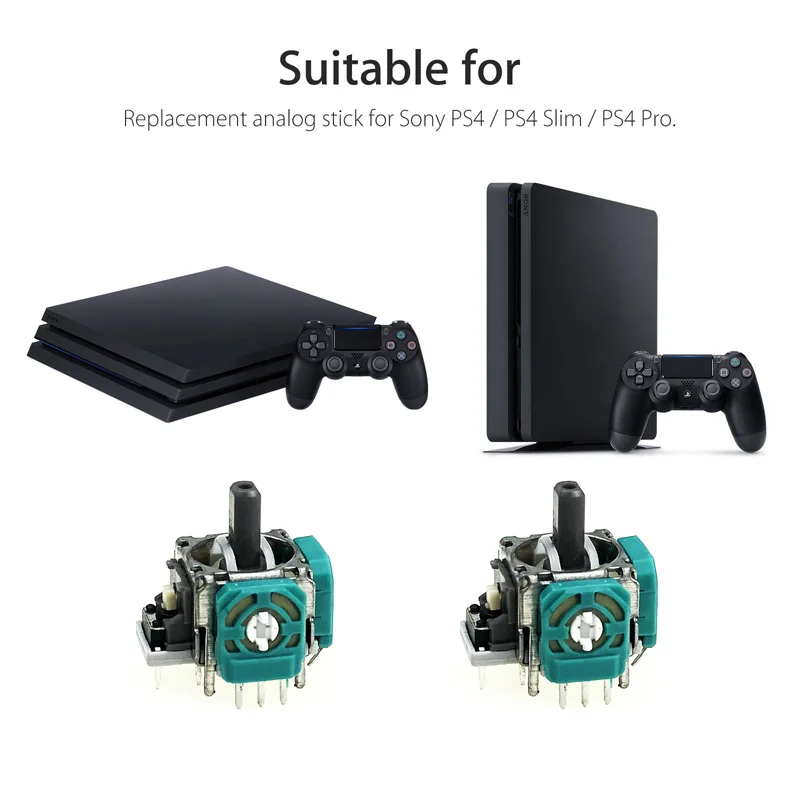 2 шт. 3D Аналоговый джойстик Стик датчик модуль потенциометры для Playstation 4 PS4 Slim Pro модуль сенсор для Xbox One Elite/Slim