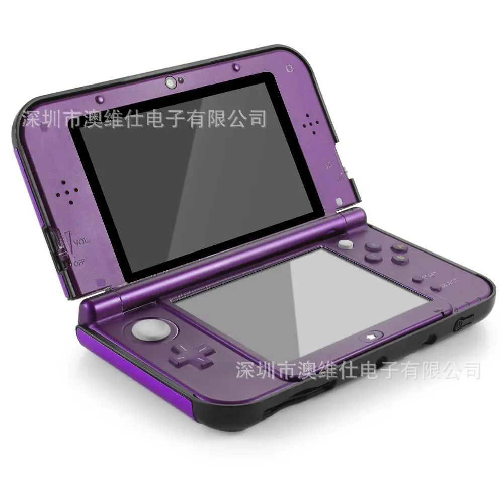 Напрямую от производителя продажи nintendo 3DS LL металлический защитный чехол 3DS XL Разделение Тип Пластик Алюминий Чехол 9-Цвет