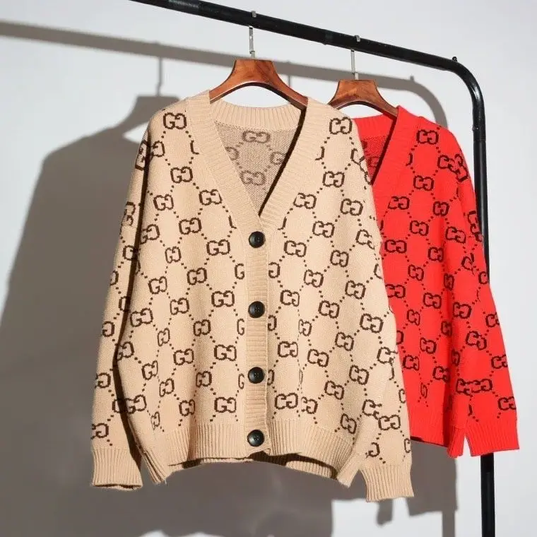 

New Cardigan Sweater Women 's Autumn Korean Style Idle Style Knitwear Letter Chic Jacket Tide