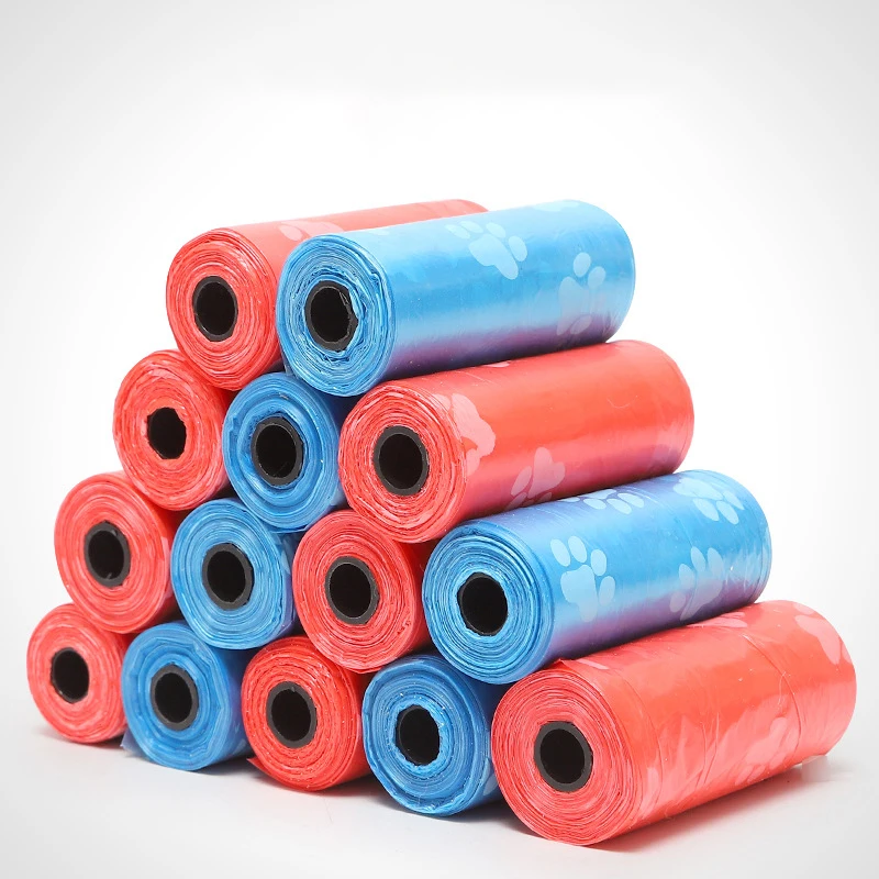 

150Pcs Pet Dog Poop Bags Dispenser Collector Scoop Holder Puppy Cat Pooper Scooper Bag Small Rolls Outdoor Clean Pets Supplies