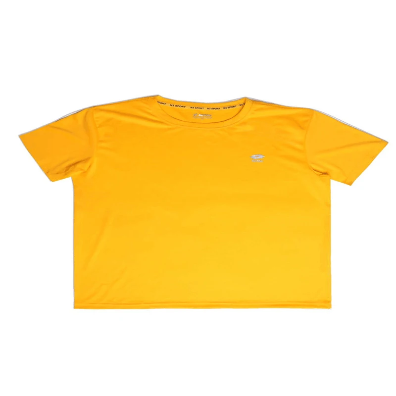 

Быстросохнущая тренировочная одежда с рукавами до локтя, свободная дышащая спортивная рубашка для фитнеса и бега с короткими рукавами, муж...