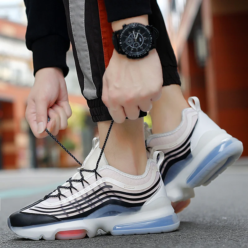 

New Luminous Sneakers Women Light Weight Mesh running shoes Chunky Sneakers Platform Shoes Ladies Breathable Jogging Sport Shoes