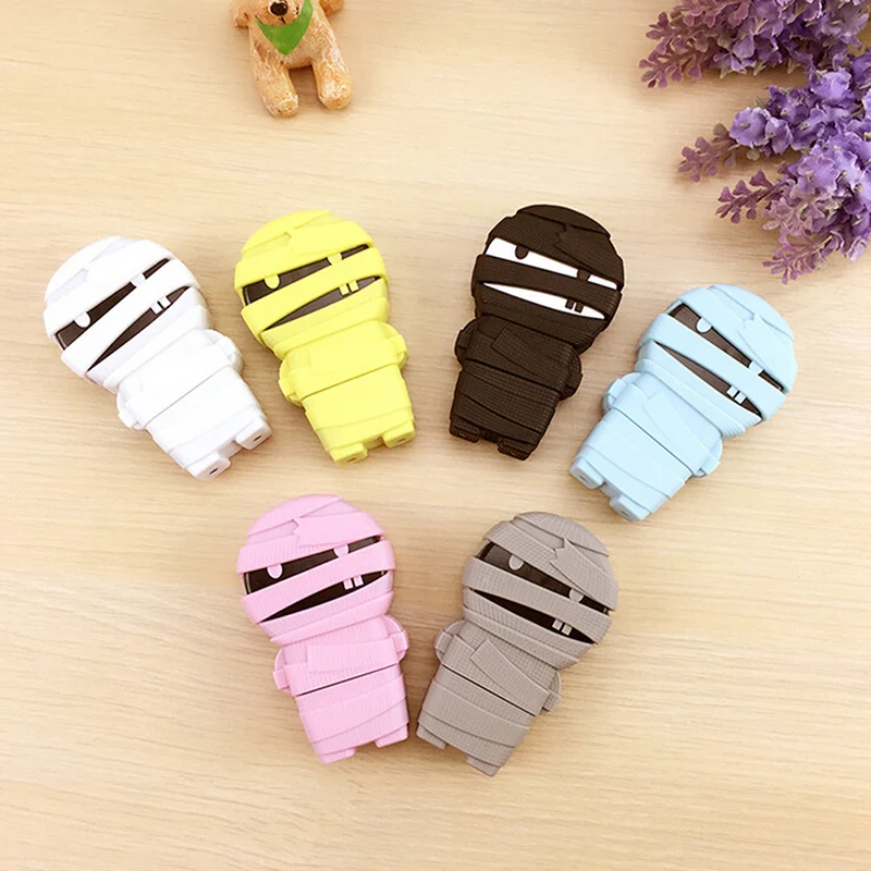 

1PC Random Mummy Shape Small Correction Tape Style Correction Tape White Out Study Office