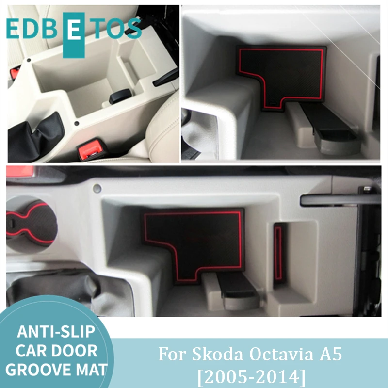 Коврики для центральной консоли Skoda Octavia A5 аксессуары 2005-2014 автомобильный