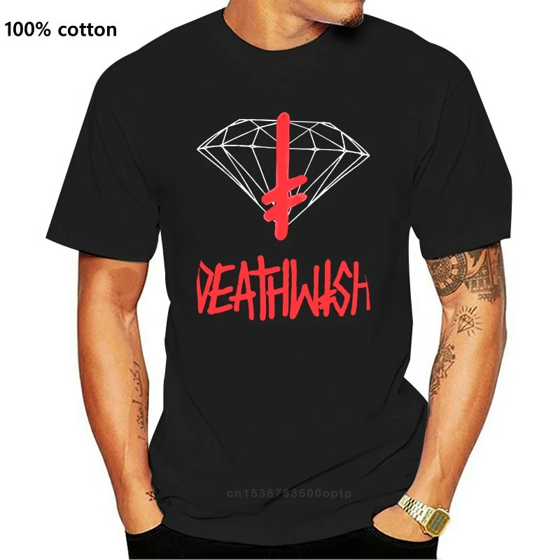 

2021 Футболка со стразами x Deathwish Sign S-черная