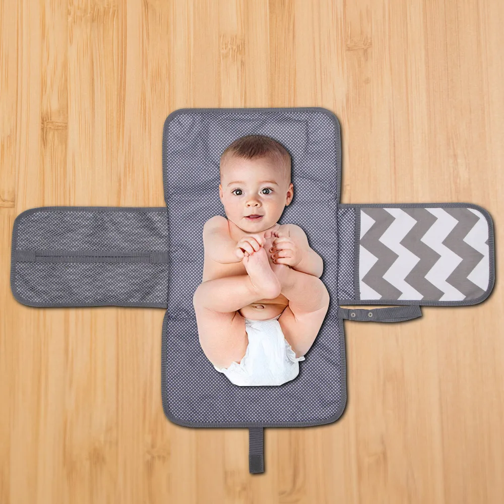 

Portable Baby Diaper Cover Mat Waterproof Changing Pad Diaper Travel Multifunction Clean Hand Folding Diaper Bag Large Capacity
