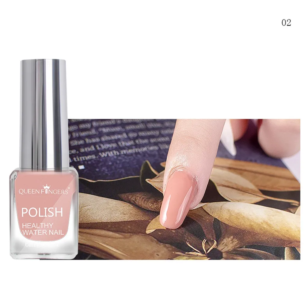 2 25 цветов Отшелушивающий лак для ногтей Vernis Ongle Lakiery Hybrydowe на водной основе чистый телесный серебряный цвет Лак Блеск для ногтей H7 - Цвет: 2