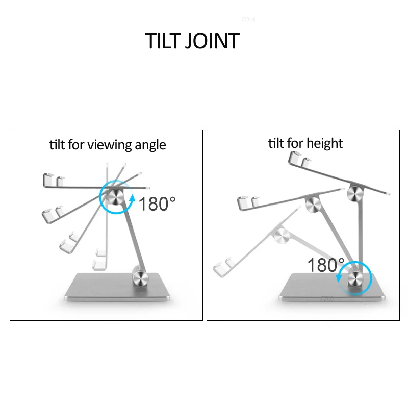 Подставка для ноутбука M34 алюминиевый держатель кронштейн ПК наклон вверх вниз