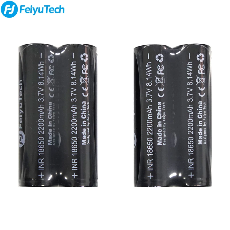 4 шт./партия 18650 2200 мАч Li-po батарея для Fy Feiyutech Ak2000 и Ak4000 карданный запасные части Аксессуары для Ak серии Gimbal
